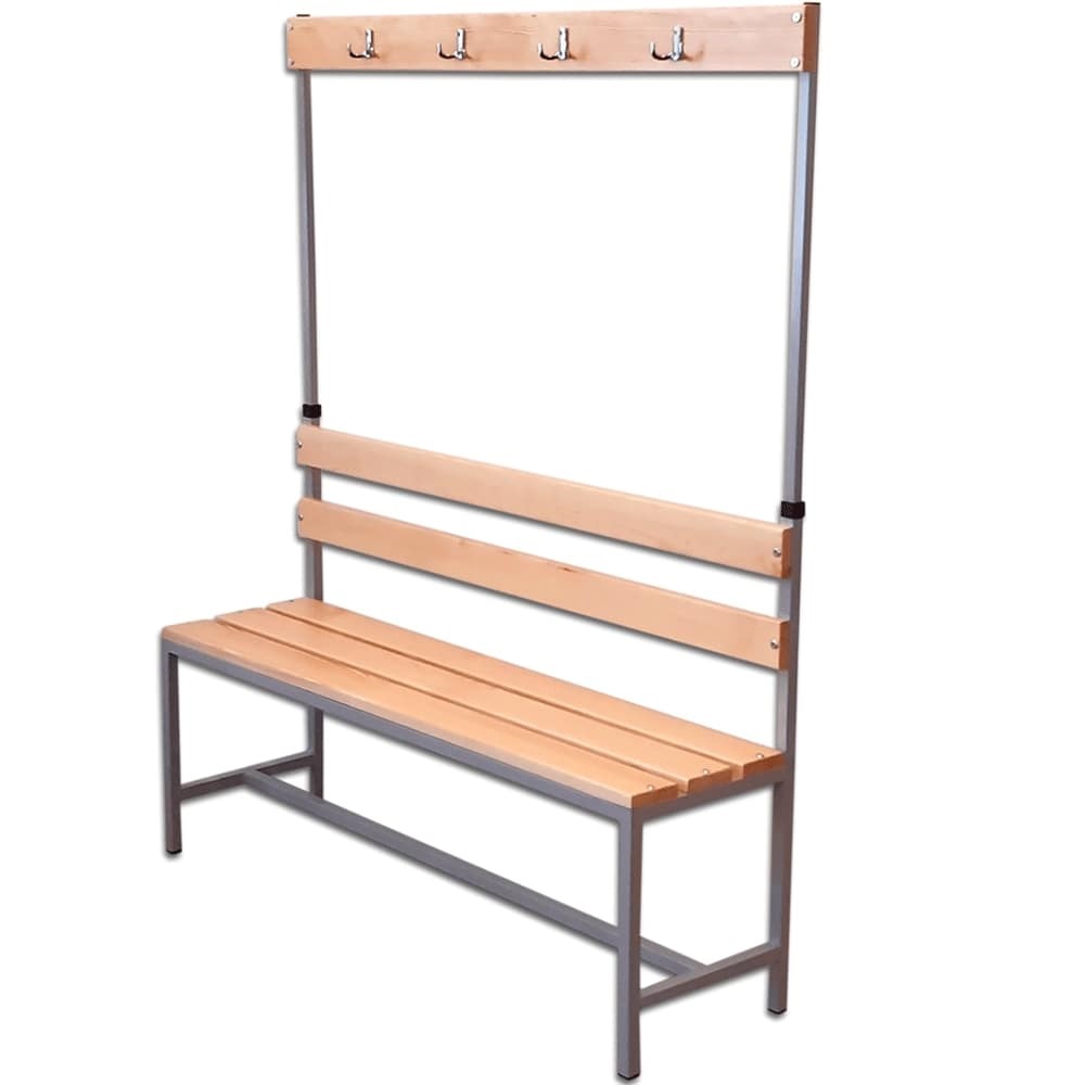 Лава одностороння з вішалкою 1300х370х1600мм Дроздовський